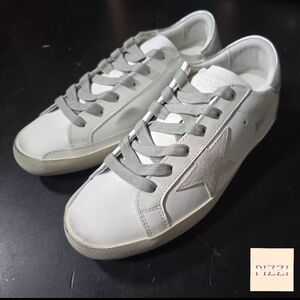 Golden Goose Grey and White Suede - Woman Size 6